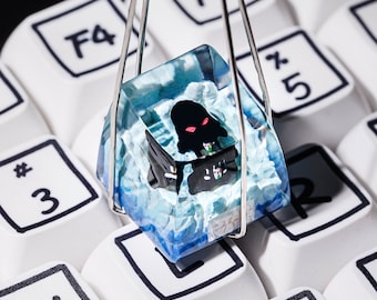 Tecla artesanal de Darth Vader, Tecla artesanal, Tecla de Star Wars, Tecla de Stormtrooper, Regalo para fans de Star Wars para teclado mecánico, Regalo para papá