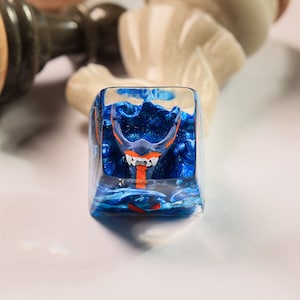 Yoru Valorant Artisan Keycap, Artisan Keycap  Yoru Valorant Mask Keycap, Gaming keycap for Mechanical Keyboard, Birthday Gift,Halloween Gift