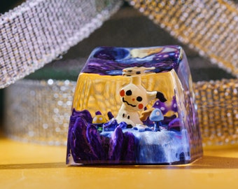 Tecla Mimikyu Anime, Tecla Anime Artisan, Tecla SA Evolution Set para Weeaboo, Tecla para teclado mecánico, Regalo de cumpleaños, Regalo de Navidad