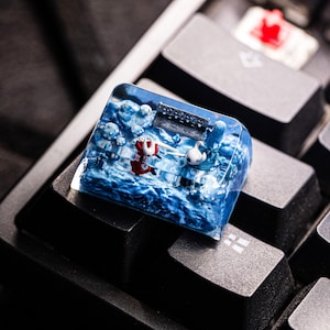 Hol.low Knig.ht Keycap, Anime keycap, Custom gaming keyboard, Hollow Game Character, Keycap for Mechanical Keyboards, Halloween Gift For Him