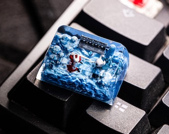 Hol.low Knig.ht Keycap, Anime keycap, Custom gaming keyboard, Hollow Game Character, Keycap for Mechanical Keyboards, Father's Day Gift