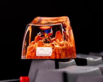 Tecla Cad Bane StarWars, tecla personalizada de StarWars, tecla personalizada, tecla artesanal personalizada, tecla Cherry MX para teclado mecánico, regalo de Navidad