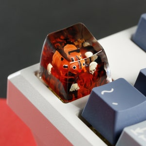 Cute Dog Artisan Keycap, Artisan Keycap, Anime Dog Keycap, Keycap Anime for Mechanical Keyboard, Mechanical Keycap, Halloween Gift