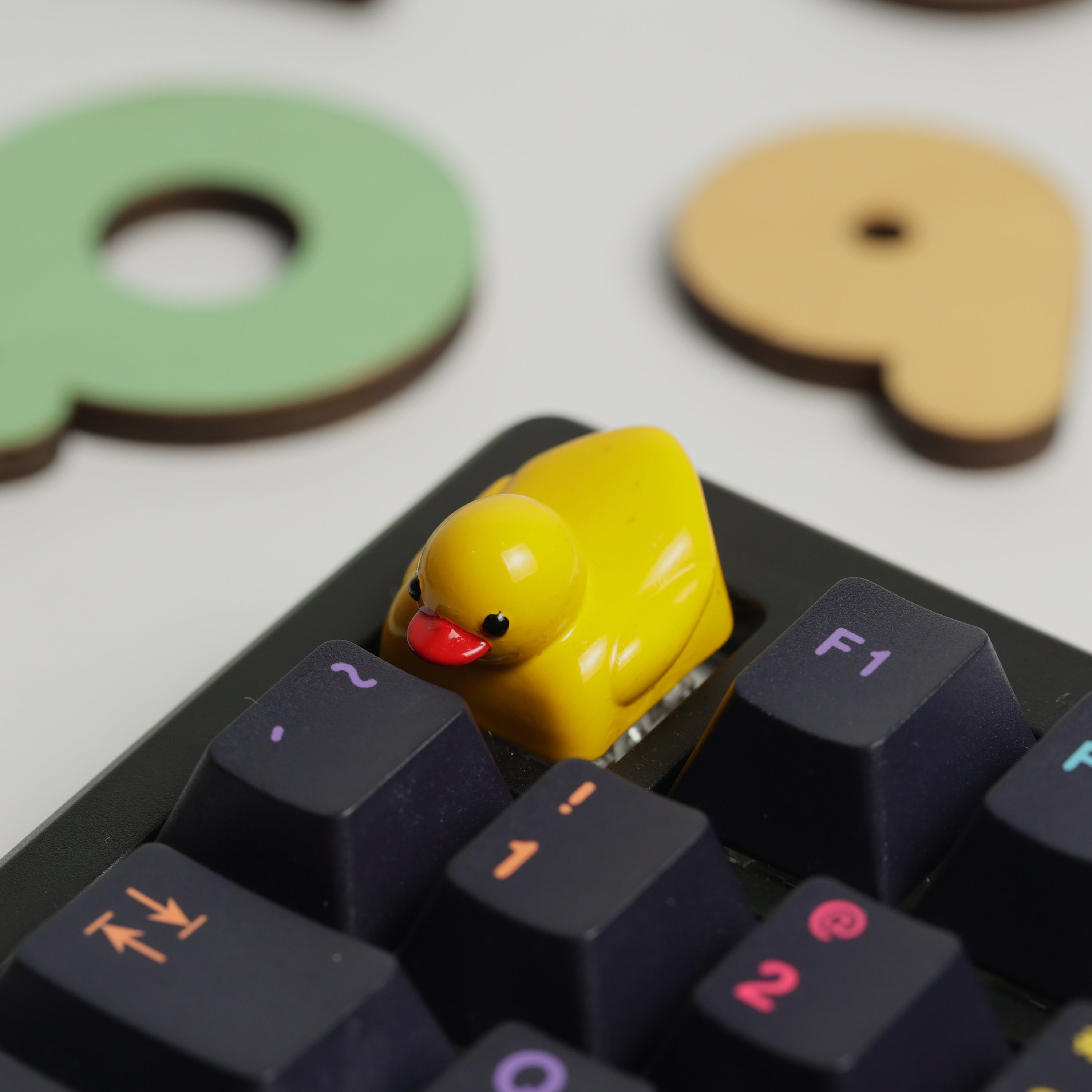 Little Computer Key Cap Cute Duck Keycap, Artisan Keycap, Little Duck Keycap, Cute Keycap for ...