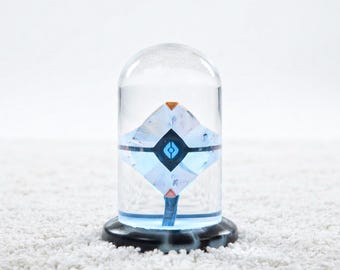 Robotic Companion Resin Lamp, Geometric Drone Lamp, Epoxy Resin Lamp, Handmade Resin Lamp, Gaming Lamp, Halloween Gift, Christmas Gift
