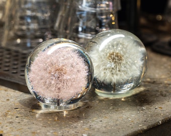 Dandelion Real Flower Lamp,Personalized Dandelion Resin Night Light, Dandelion Expoxy Lamp, Real Flower Light, Gifts For Mom, Gift For Dad