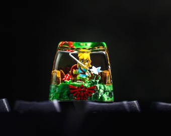 The Swordsman Keycap, Hero Artisan Keycap, Adventure Gaming Keycap, Custom Artisan Keycap, Artisan Keycap, Cute Keycap, Halloween Gift