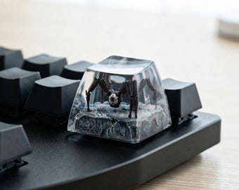 Mech Spider Keycap, Leap Mech Keycap, Gaming keycap, Anime Resin Keycap, Custom Keycaps, Astronaunt Keycap, Artisan Keycap, Christmas Gift