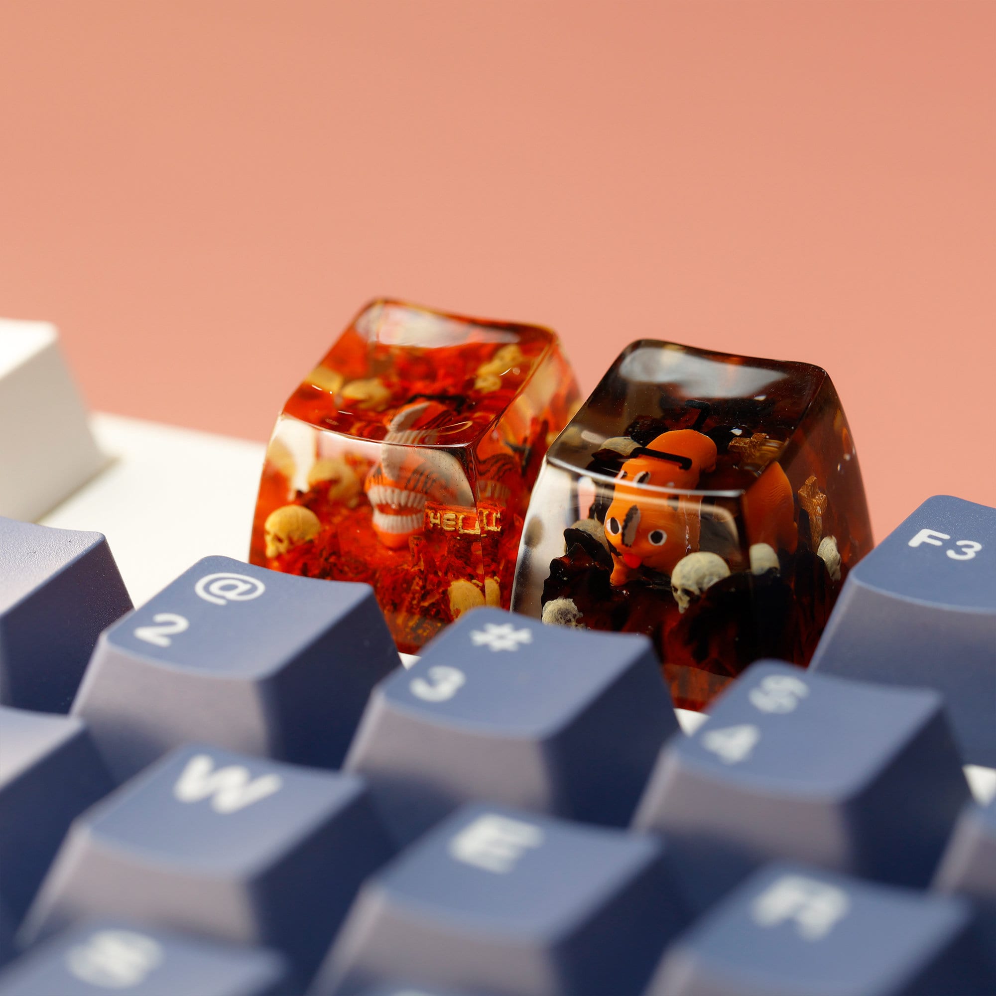 Chainsaw Devil Keycap Anime Dog Keycap Saw Man Keycap Etsy Canada