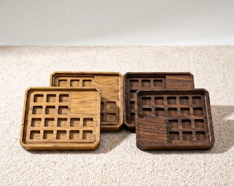 Clearance Stock, Wooden Keycap Holder, Artisan Keycap Storage Box, Gift For Him, Halloween Gift
