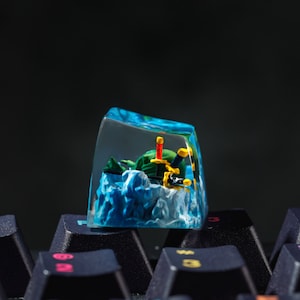 Zoro Piratenhut Tastenkappe, Anime Pirate Tastenkappe, Benutzerdefinierte Tastenkappe Piratenhut, Tastenkappe Anime für mechanische Tastatur, Geburtstagsgeschenk, Halloween Geschenk