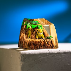 Sandshrew Poke Artisan Keycap,Custom Keycap,Custom ESC Keycap,Anime Keycap for Mechanical Keyboard, Birthday Gift, Halloween Gift