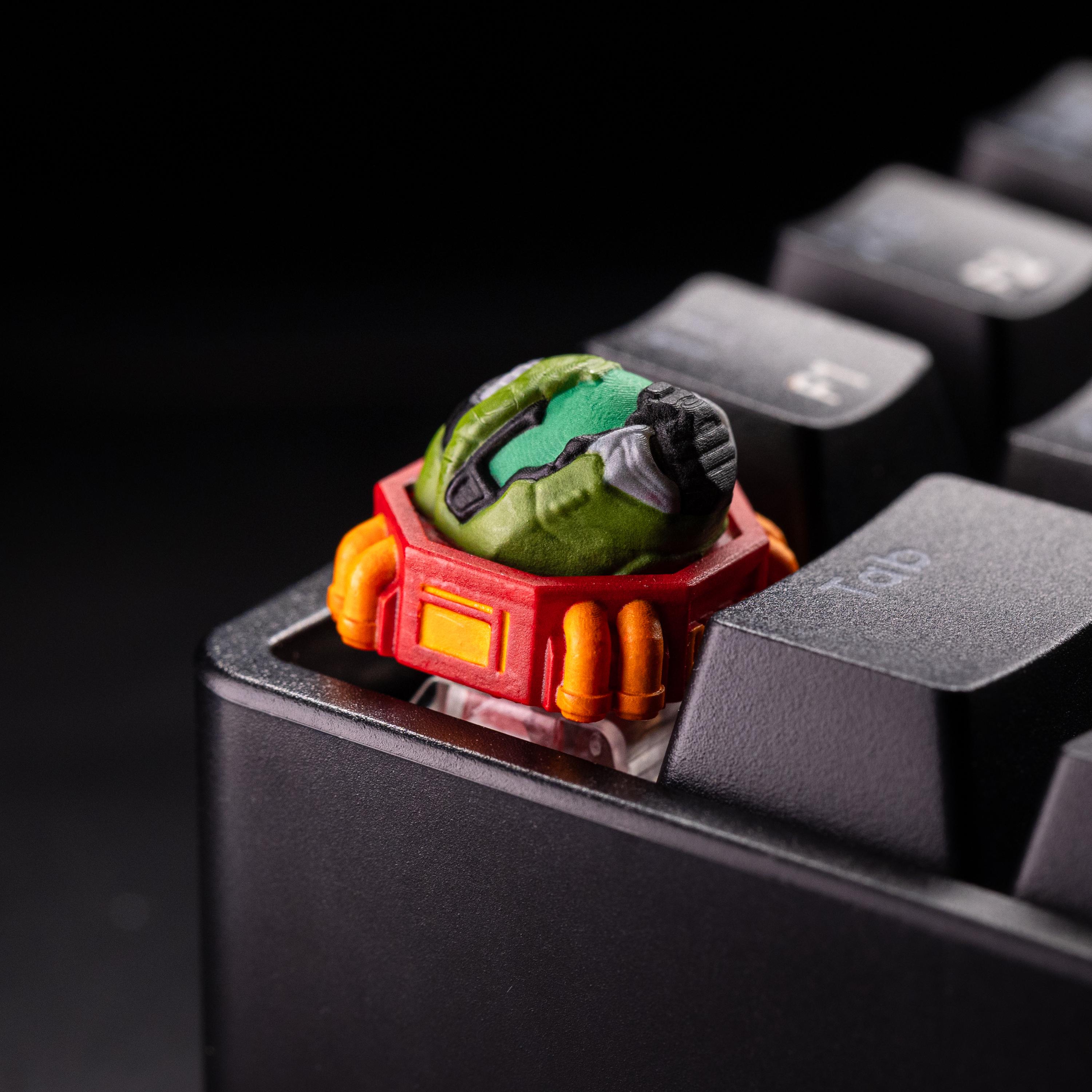 Doom Dark Ages Keycap, Doomguy Gaming Keycap, Custom Keycap, Artisan ...