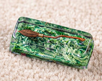 Magic Broom Keycap, Golden Wingball Keycap, Magic Wand Keycap, Wizard School Keycap, Sorting Hat Keycap, Handmade keycap, Halloween Gift