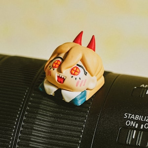 チェーンソーマン アーティザンキーキャップ、アニメキーキャップ、パワーキーキャップ、アニメブラッドハンマーキーキャップ、メカニカルキーボード用キーキャップアニメ、ハロウィンギフト
