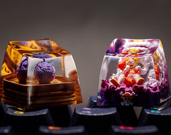 Pirates Artisan Keycap, Devil Fruit Keycap, Sea Thieves Anime Keycap, Custom Anime Keycap for Mechanical Keyboard, Halloween Gift