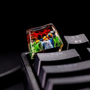 Soraka Spirit Blossom Keycap, Custom Skin Spotlight keycap,Custom LOL Keycap Weapon,Soraka Lol keycap for Mechanical Keyboard,Christmas gift image 3