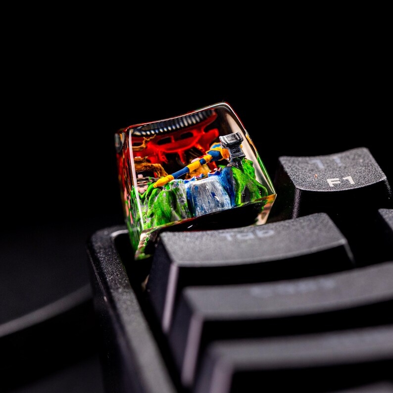 Soraka Spirit Blossom Keycap, Custom Skin Spotlight keycap,Custom LOL Keycap Weapon,Soraka Lol keycap for Mechanical Keyboard,Christmas gift image 3