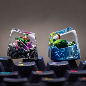 Anime Pirates Artisan Keycap, Artisan Keycap, Devil Fruit Keycap, Custom Keycap One Piece , Keycap Anime for Mechanical Keyboard