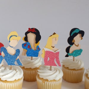 Disney Princess Cupcake Toppers, Disney Symbol Cupcake Toppers ...
