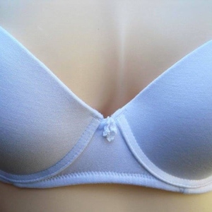 Ultra Soft Cotton Bra - 36A White