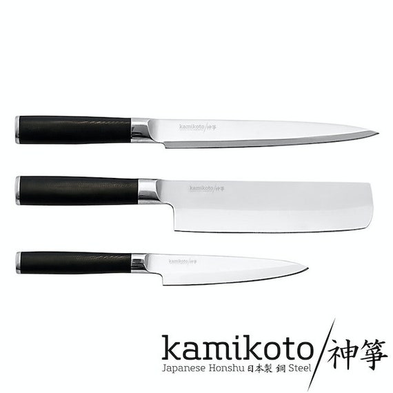 Set di coltelli professionali giapponesi Kamikoto Master chef con certificato di autenticazione Etsy Italia