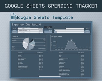 Track Spending in Google Sheets | Track Event Expenses | Medical Expenses | AirBNB Expenses | Personal or Business Expense Tracker