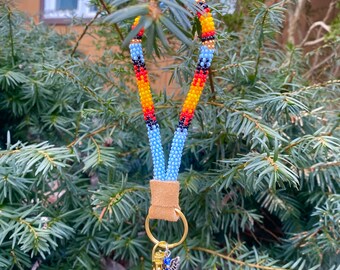 Small Beaded Keychain