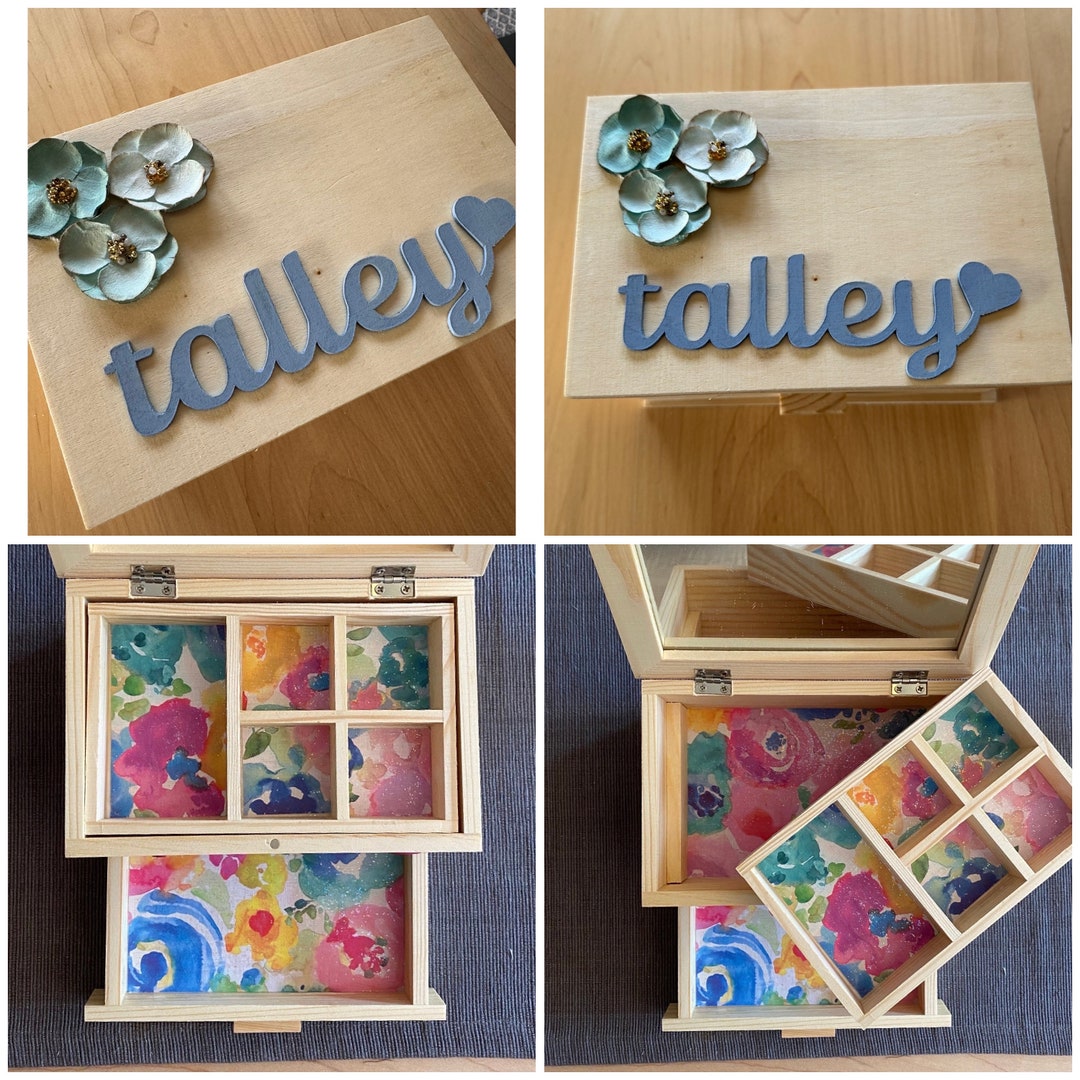 Girl Jewelry Box Jewelry Box Toddler Gift Toddler Girl Jewelry Box Girl