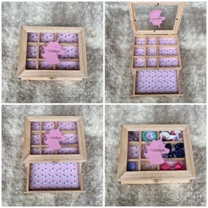 Girl Jewelry Box | Personalized Jewelry Box | toddler gift | girl gift | girls jewelry box | unicorn | hair accessory organizer | Mermaid