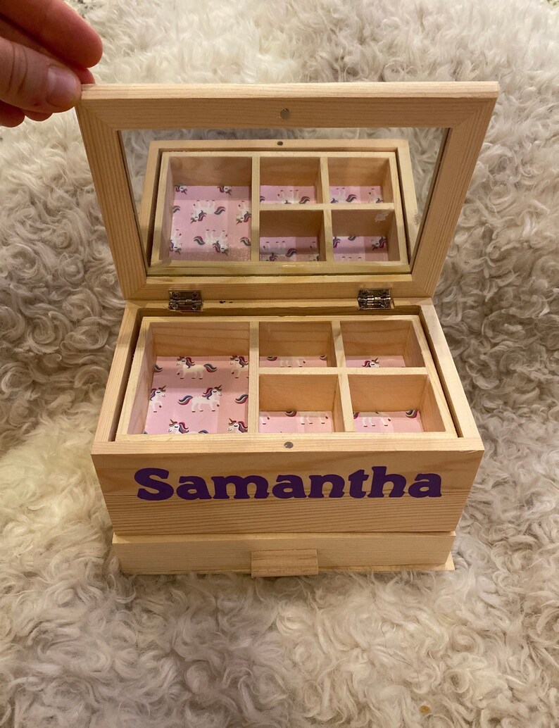 Toddler Girl Jewelry Box Jewelry Box Toddler Gift Girl Etsy