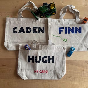 Toy Car Storage Bag | Toy Car Theme Storage | Boys Storage Bag |  Kids Birthday Gifts | Gifts for Boys | Travel Bag | Small Toy Car Bag |