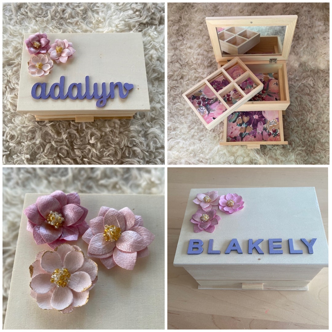 Girl Jewelry Box Jewelry Box Toddler Gift Toddler Girl Jewelry Box Girl