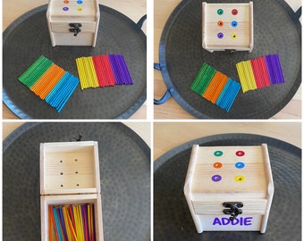 Montessori Toys | Montessori Posting | Toddler Activity | Kids Learning Toy | Montessori | Preschool | Fine Motor Activity | Kids Gifts