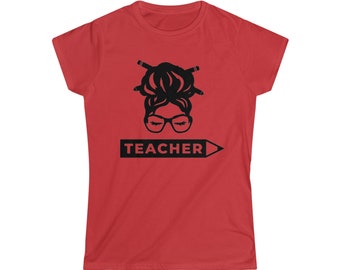 Camiseta de estilo suave para profesor
