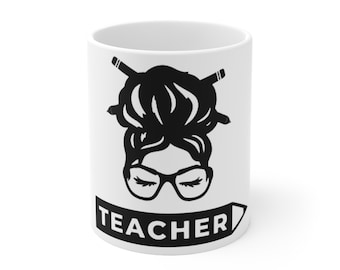 Taza de cerámica para profesores 11oz