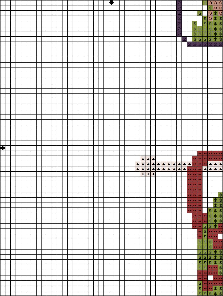 Cross Stitch Pattern: Colorful Chart, 11 DMC Colors (PDF Download) - Etsy