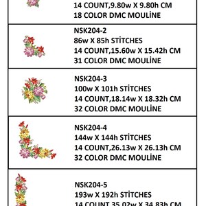 NSK204 CROSS STİTCH image 2