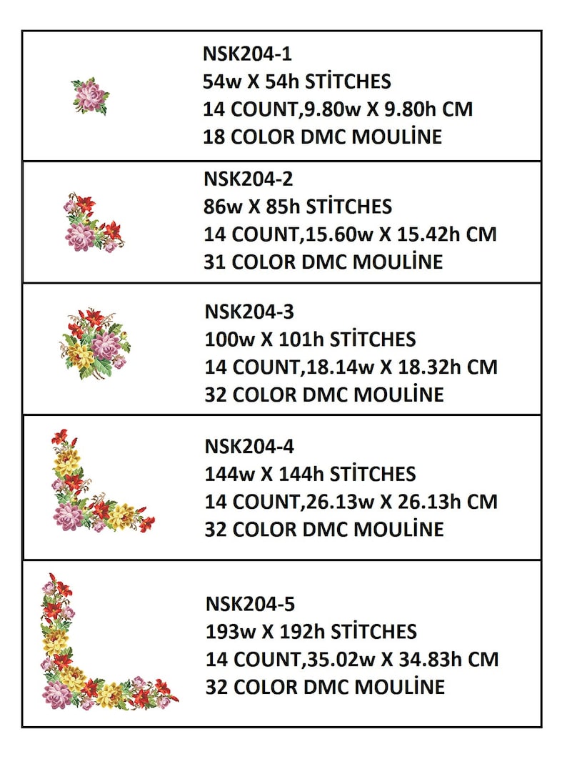 NSK204 CROSS STİTCH image 2