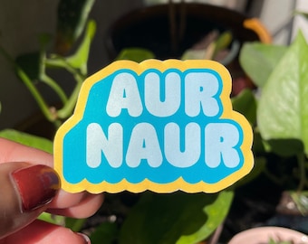 AUR NAUR Waterproof Vinyl Sticker / Funny Heavy Duty Die-cut Decal for Laptop Waterbottle Australia Australian Stickers Set