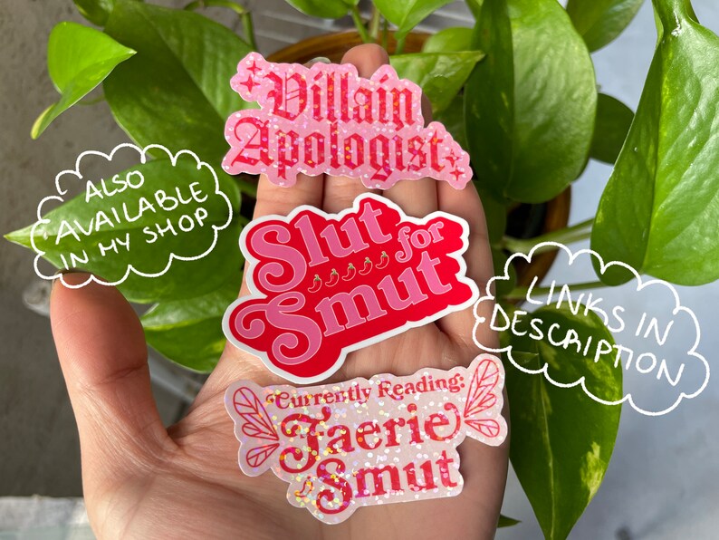 Villain Apologist Waterproof Sticker / Spicy Booktok Romance Fantasy ...