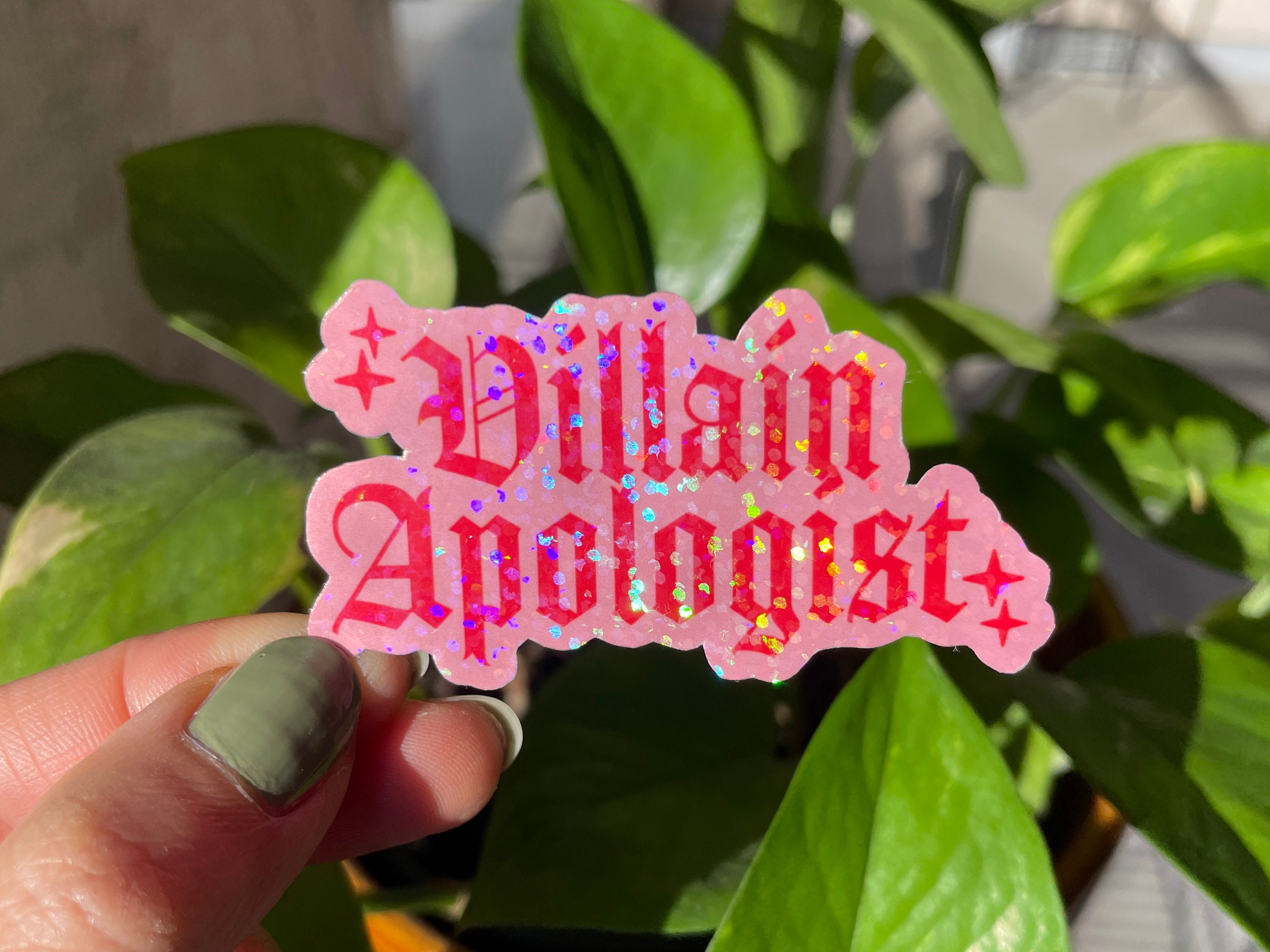 Villain Apologist Waterproof Sticker / Spicy Booktok Romance Fantasy ...