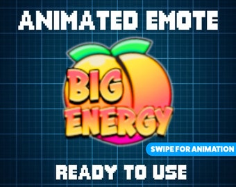 ANIMATED EMOTE | Big Booty Energy, Kick Emote, Twitch Emote, Discord Emote, Streamer Emote, Ready to Use.
