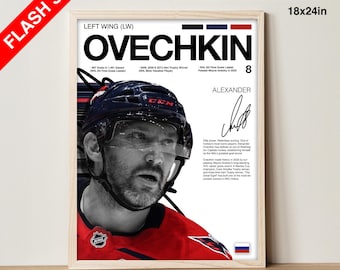 Alexander Ovechkin | Washington Capitals NHL Wall Art Print (Digital Download)