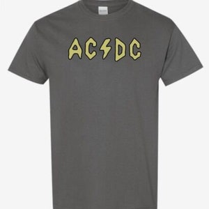 ACDC AC DC / Metallica Shirt Beavis and Butthead Halloween Costume Youth Size image 2