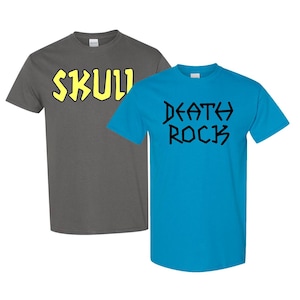 TV SHOW Beavis and Butthead T Shirt Couple&#39;s Costume Death Rock / Skull Unisex Fast Shipping! ACDC  Cartoon Funny T-Shirt Show 90s Novelty