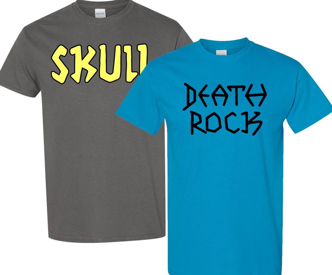 Death Roxk Funny Beavis and Butthead T Shirt Couple's Costume Death Rock / Skull ...