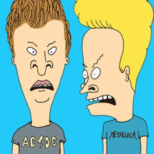 ACDC AC DC / Metallica Shirt Beavis and Butthead Halloween Costume Youth Size image 4