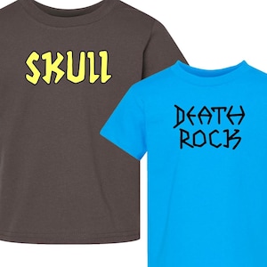 Toddler Beavis and Butthead T Shirt Couple&#39;s Costume Death Rock / Skull Unisex Fast Shipping!  Throwback Cartoon Funny T-Shirt Show 90s