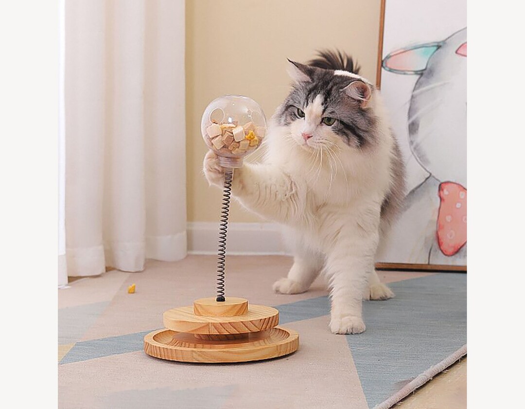 Funny Creative Cat Toys Luxury Modern Cat Puzzle Toy Cute Etsy